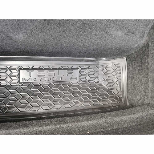 Килимки багажнику задня+передня ніша TESLA (Тесла) Model-S 2021 - 4