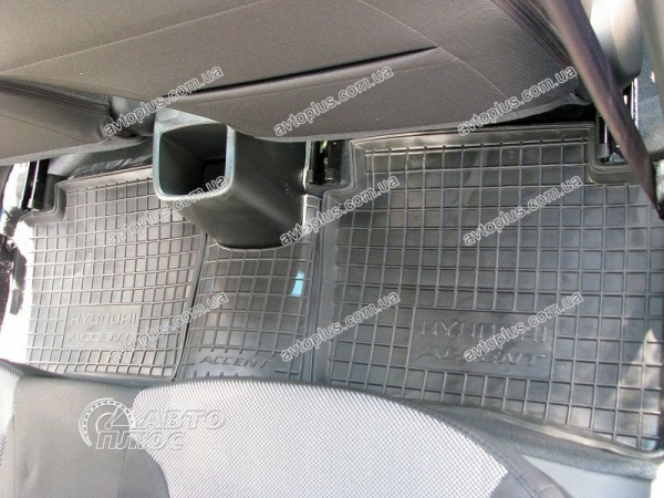 Килимки салону поліуританові HYUNDAI (Хюндай) Accent (2011>) - 2