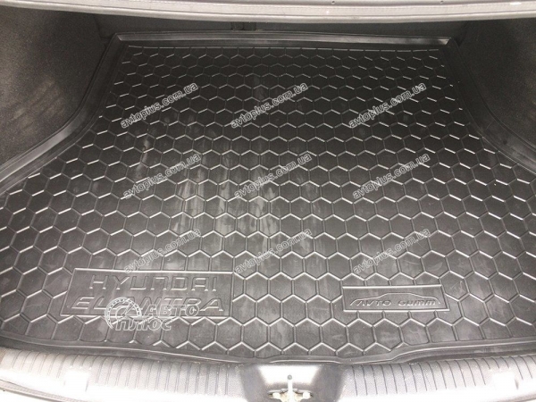 Polyurethane trunk mats HYUNDAI Elantra (2011>) - 5