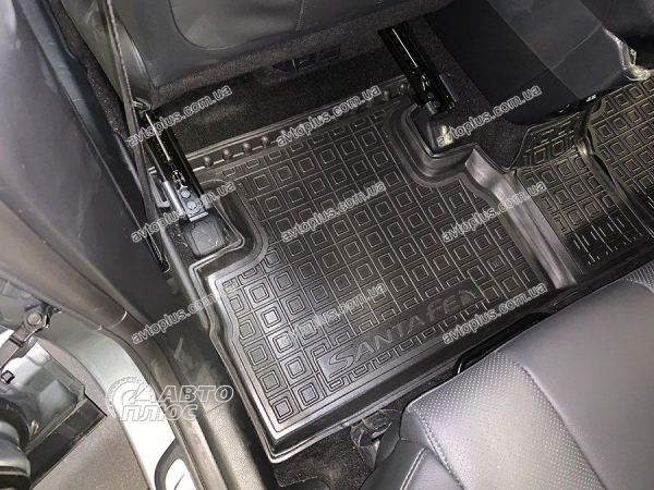 Килимки салону поліуританові HYUNDAI (Хюндай) Santa-Fe (2018>) - 8
