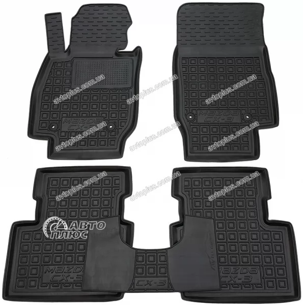 Килимки салону поліуретанові MAZDA (Мазда) CX-3 (2018>)