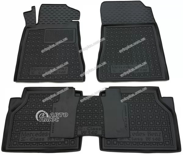Килимки салону поліуретанові MERCEDES (Мерседес) S - class (W140) short (1991-1998)