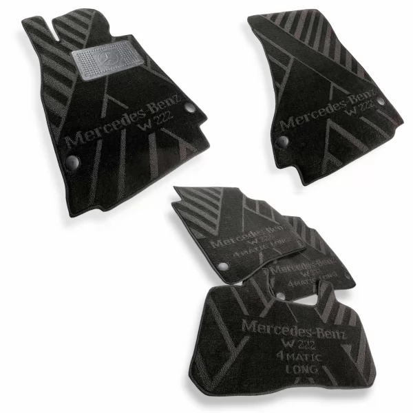 Килимки салону текстильні MERCEDES (Мерседес) S - class (W 222) long (2013>)