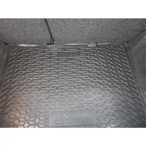 Polyurethane trunk mats RENAULT Clio III (2005>) (3 door) (hatchback) - 1