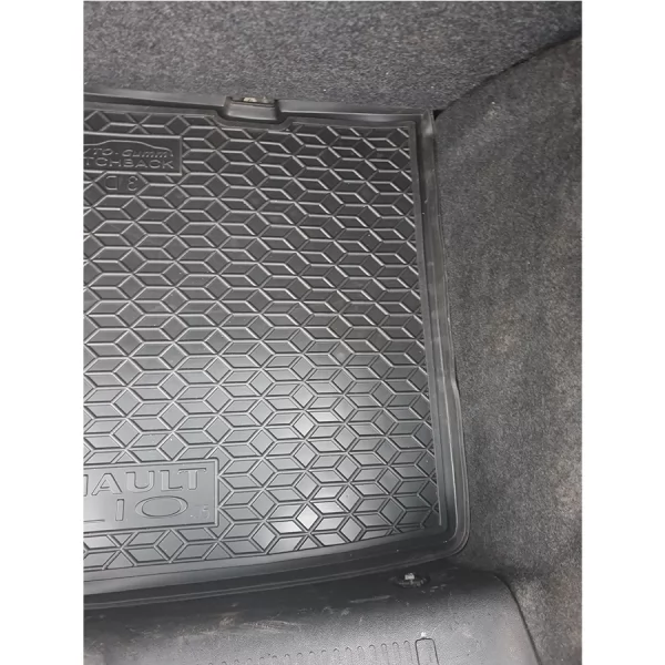 Polyurethane trunk mats RENAULT Clio III (2005>) (3 door) (hatchback) - 3