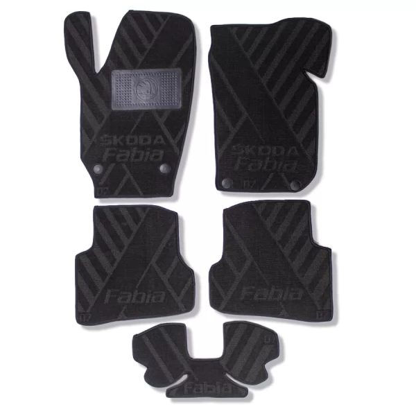 Килимки салону текстильні SKODA (Шкода) Fabia ll (2007>) - 3