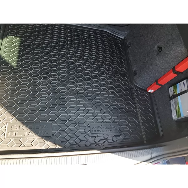 Килимки багажнику поліуретанові SKODA (Шкода) Octavia A7 (2013>) - 3