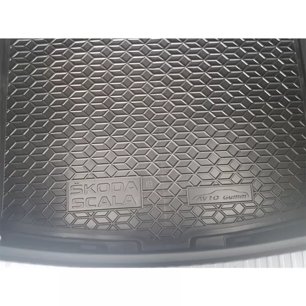 Килимки багажнику поліуретанові SKODA (Шкода) Scala - 1