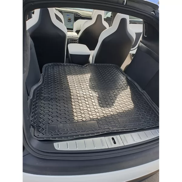 Килимки багажнику поліуретанові задній (7 місць великий) TESLA (Тесла) Model X (2015-2021) (7 місць)