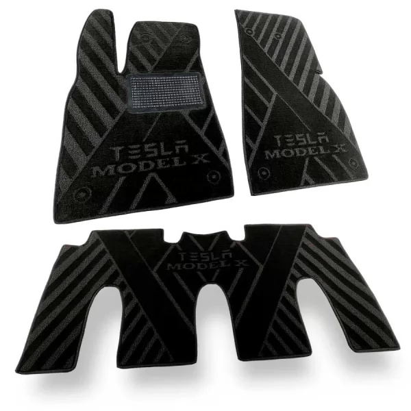 Килимки салону текстильні TESLA (Тесла) Model X (2015-2021) (7 місць)