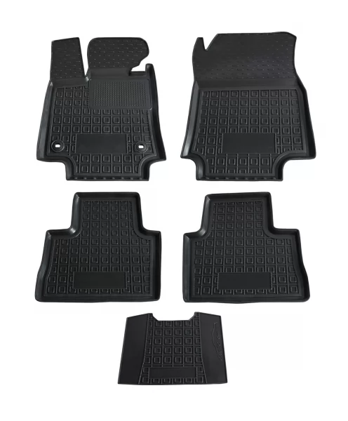 Polyurethane interior mats TOYOTA Hilux (>2015)