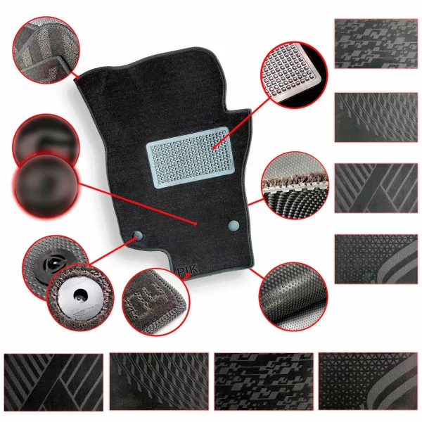 Interior textile mats TOYOTA Hilux (>2015)