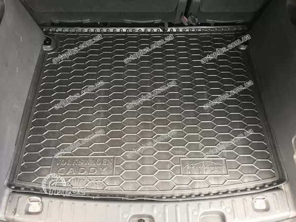 Килимки багажнику поліуретанові VW (ФольксВаген) Caddy (2004>) (3 дв.) - 9