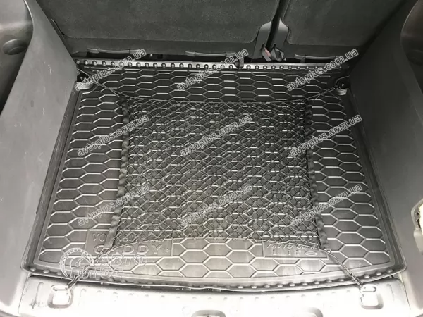 Килимки багажнику поліуретанові VW (ФольксВаген) Caddy (2013>) (4 дв.)  - 3