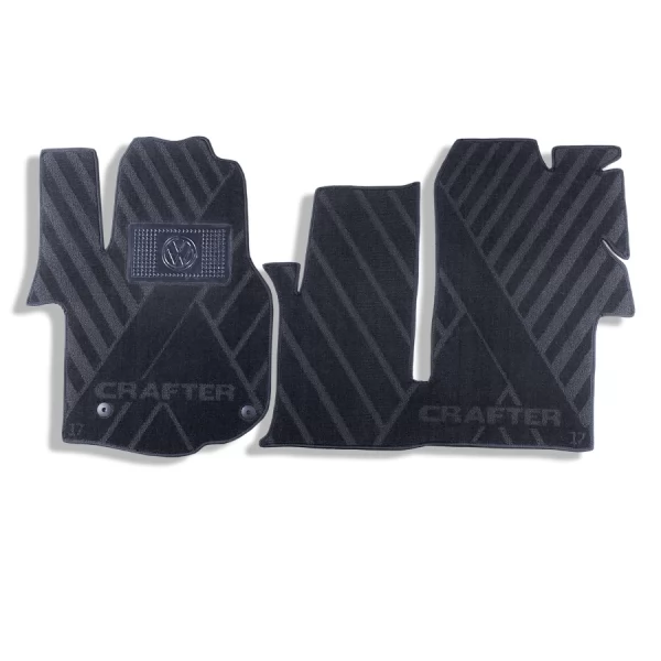 Килимки салону текстильні VW (ФольксВаген) Crafter (2017>) 1+2