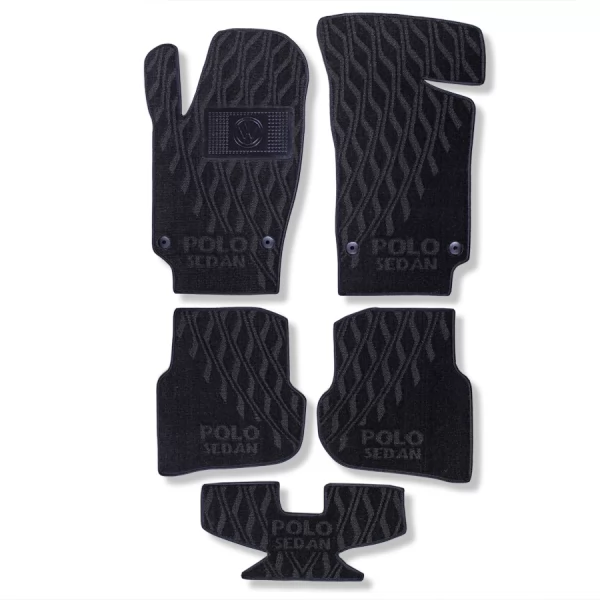 Килимки салону текстильні VW (ФольксВаген) Polo (2010>) (sedan)