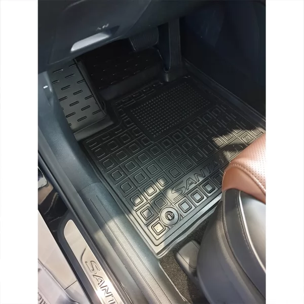 Килимки салону поліуретанові HYUNDAI (Хюндай) Santa-fe (2021-) (3 ряд) - 4