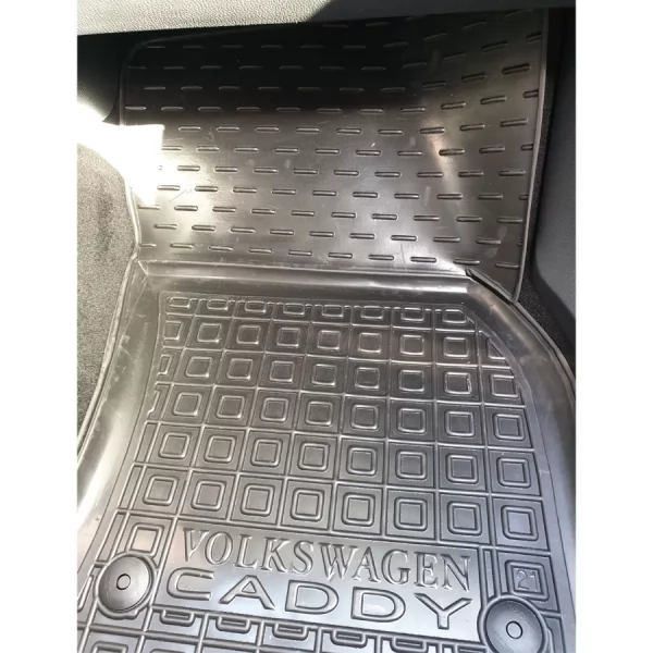 Килимки салону поліуретанові VW (ФольксВаген) Caddy (2021>) (4 дв.) - 2