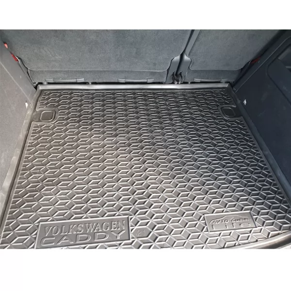 Килимки багажнику поліуретанові VW (ФольксВаген) Caddy (2021>) (4 дв.) - 1