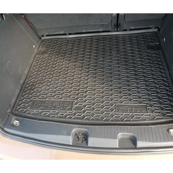 Килимки багажнику поліуретанові VW (ФольксВаген) Caddy (2021>) (4 дв.) - 3