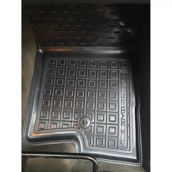 Килимки салону поліуретанові  JEEP (Джип) Compass (2011-2016) Var.2 (Водійський килим з 2 фіксаторами) - 4