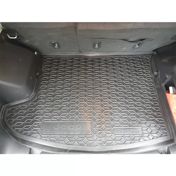 Килимки багажнику поліуретанові JEEP (Джип) Compass (2011-2016) Var.2 (Водійський килим з 2 фіксаторами)
