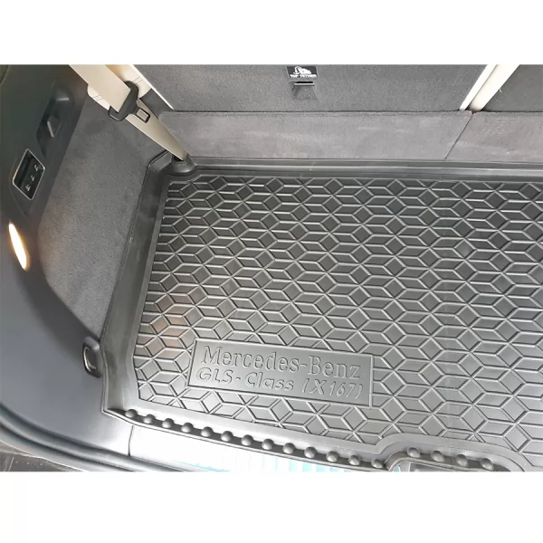 Килимки багажнику поліуретанові m MERCEDES (Мерседес) GLS- class (X 167) (7місць) (2019>) - 3