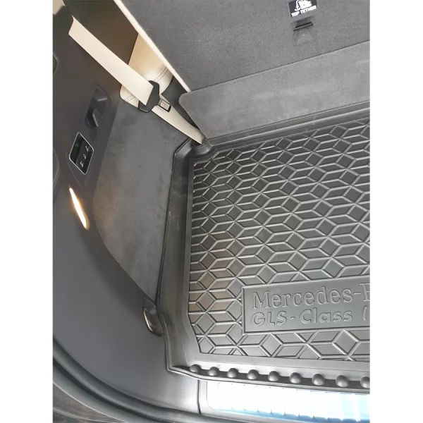 Килимки багажнику поліуретанові m MERCEDES (Мерседес) GLS- class (X 167) (7місць) (2019>) - 4