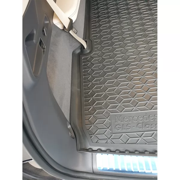 Килимки багажнику поліуретанові б MERCEDES (Мерседес) GLS- class (X 167) (7місць) (2019>) - 1