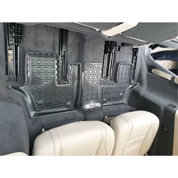 Килимки салону поліуретанові 3-й ряд MERCEDES (Мерседес) GLS- class (X 167) (7місць) (2019>) - 5