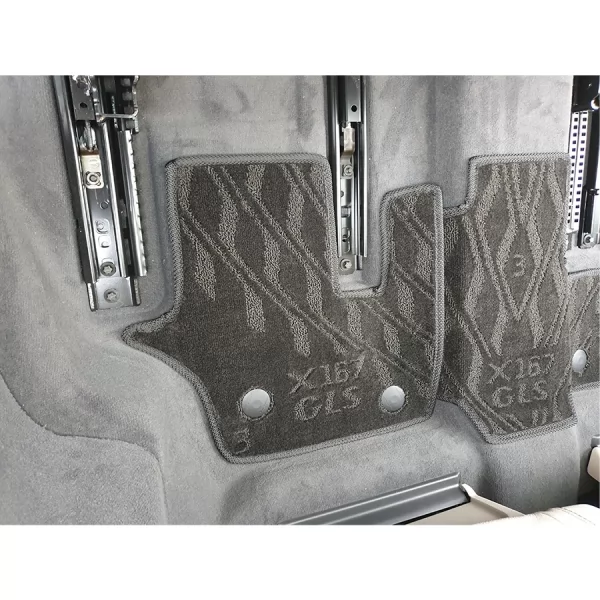 Килимки салону текстильні 3-й ряд MERCEDES (Мерседес) GLS- class (X 167) (7місць) (2019>) - 6