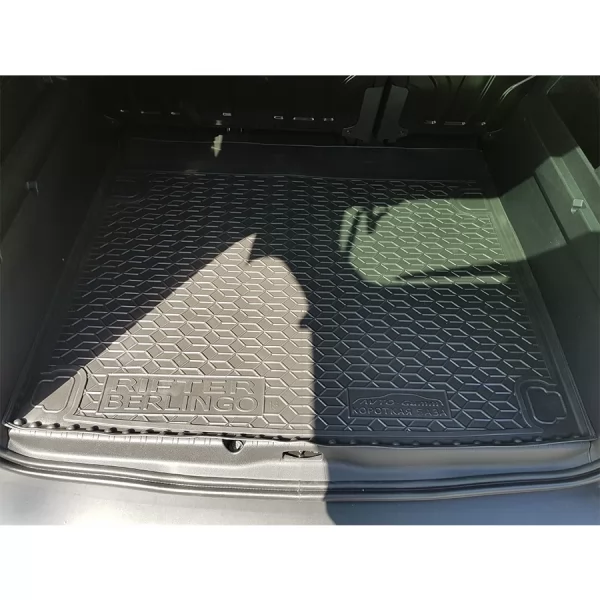 Килимки багажнику поліуретанові K PEUGEOT (Пежо) Rifter (Partner) (2019>) №1 (з підлокітником)