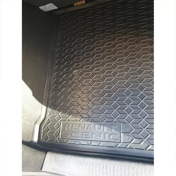 Polyurethane trunk mats 5 seats RENAULT Scenic III (2009>) - 2