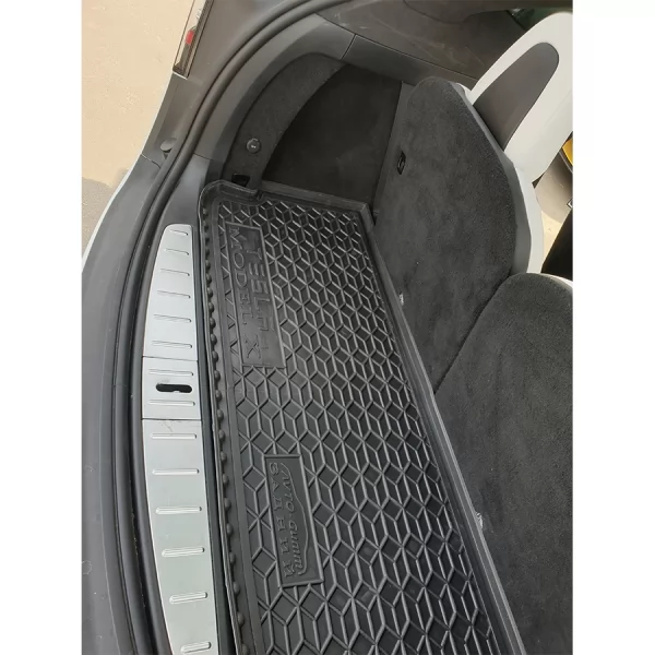 Килимки багажнику поліуретанові задній (7 місць малий) TESLA (Тесла) Model X (2015-2021) (7 місць) - 4