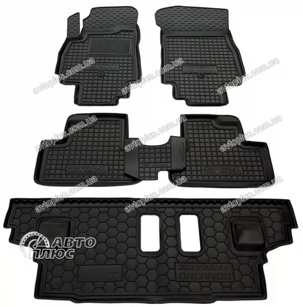 Polyurethane interior mats CHEVROLET Orlando (7 seats)