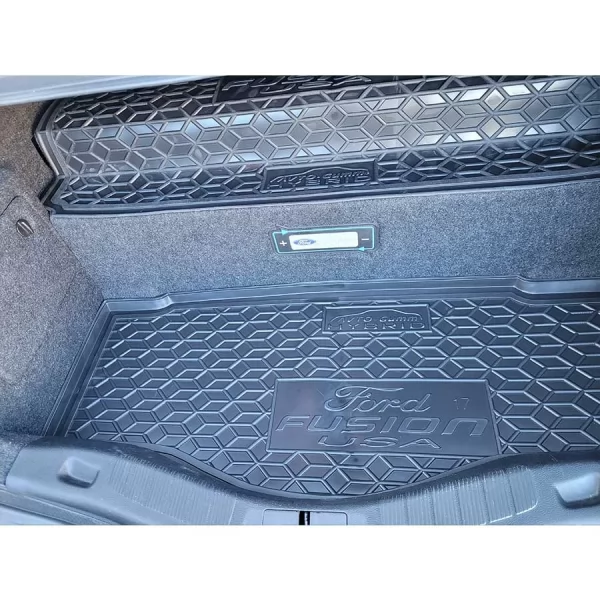 Килимки багажнику поліуретанові FORD (Форд) Fusion (2017>) (USA) - 2