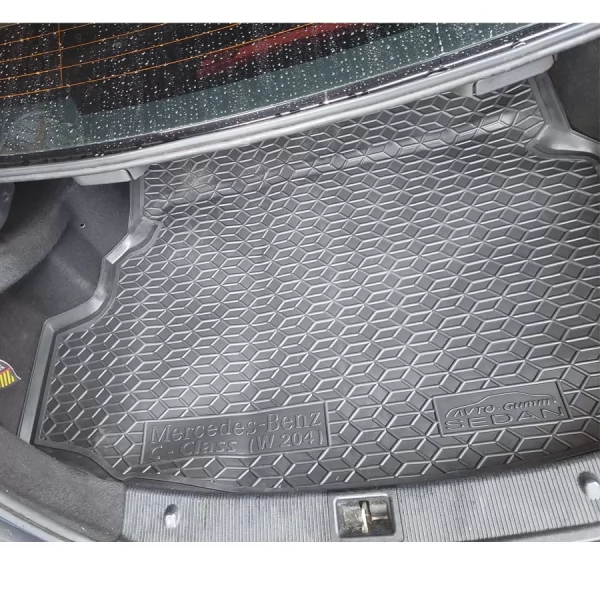 Килимки багажнику поліуретанові MERCEDES (Мерседес) C - class (W204) (2007>) - 3