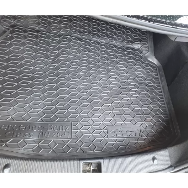 Килимки багажнику поліуретанові MERCEDES (Мерседес) C - class (W204) (2007>) - 4