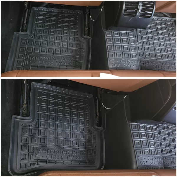 Polyurethane interior mats MERCEDES C - class (W204) (2007>) - 5