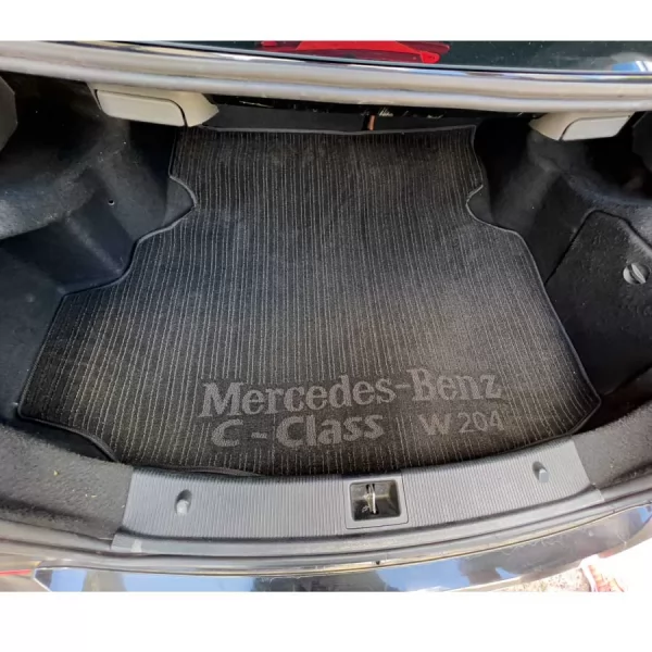 Textile trunk mats MERCEDES C - class (W204) (2007>) - 1