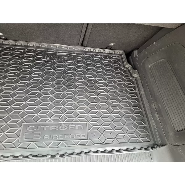 Polyurethane trunk mats (ts) CITROЁN C-3 Aircross (2017>) - 2