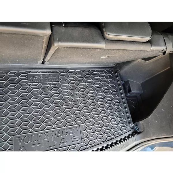 Килимки багажнику поліуретанові (7 місць) (корот.) VW (ФольксВаген) Atlas (2016-2020) - 2
