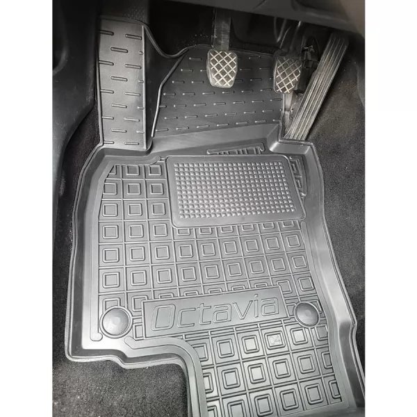 Килимки салону поліуретанові водій 3D SKODA (Шкода) Octavia A5 (2004-2012) - 4