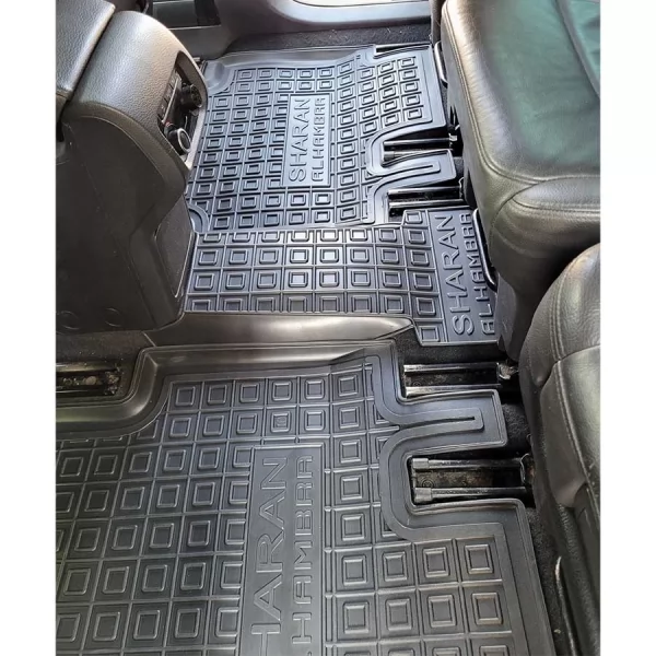 Килимки салону поліуретанові VW (ФольксВаген) Sharan (2010>) (5місць) - 9