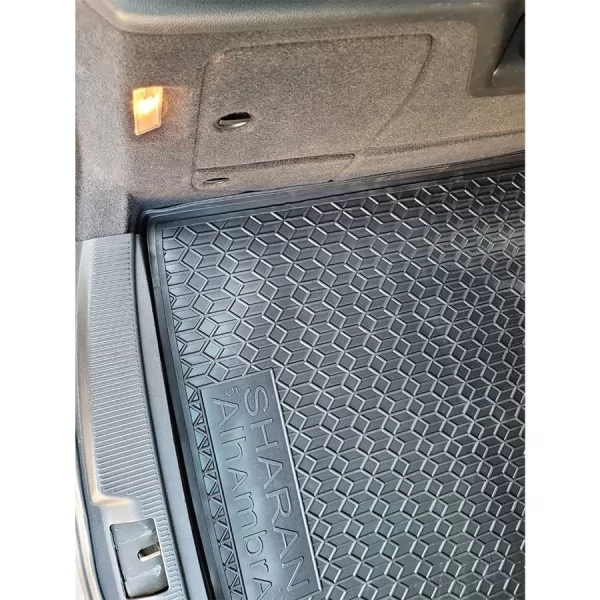 Килимки багажнику поліуретанові VW (ФольксВаген) Sharan (2010>) (5місць) - 5