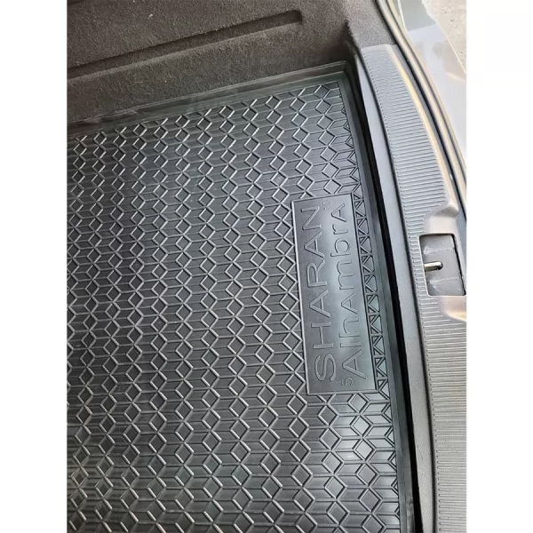 Килимки багажнику поліуретанові VW (ФольксВаген) Sharan (2010>) (5місць) - 6