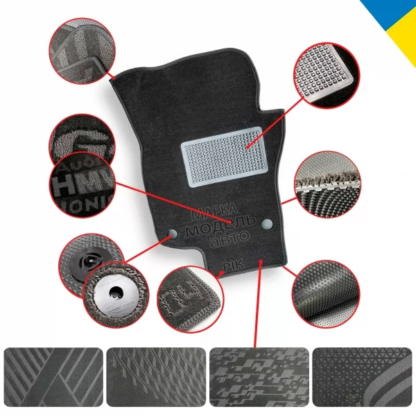 Килимки салону текстильні  BMW (БМВ) X7 G07 (2019>)