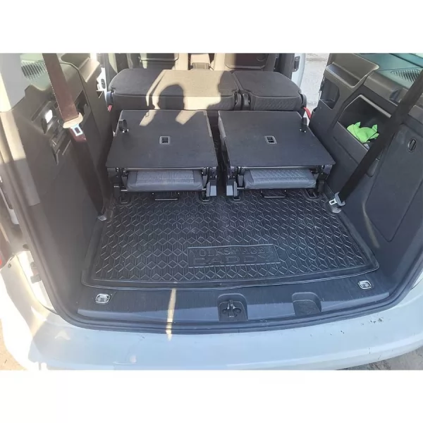 Килимки багажнику поліуретанові VW (ФольксВаген) Caddy MAXI (2021) (7м)▬ Багажник  - 5