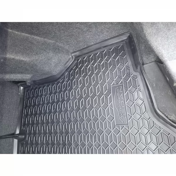Polyurethane trunk mats FORD Fiesta (2010>) sedan (USA)  - 3