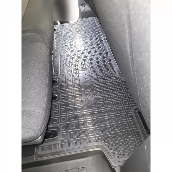 Килимки салону поліуретанові (2-й ряд)  OPEL (Опель) Zafira Life (2019-) (2-3-й ряд) BUSINESS (Base) (8м) - 2